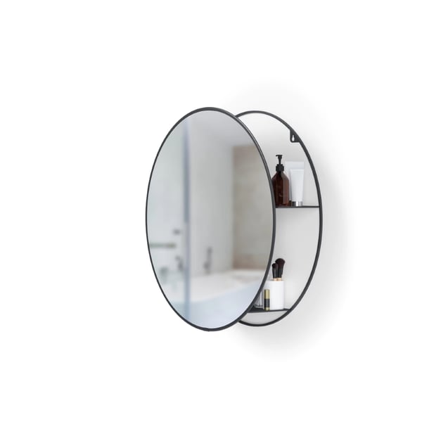 Καθρέπτης Cirko Mirror and Storage Unit Black Umbra